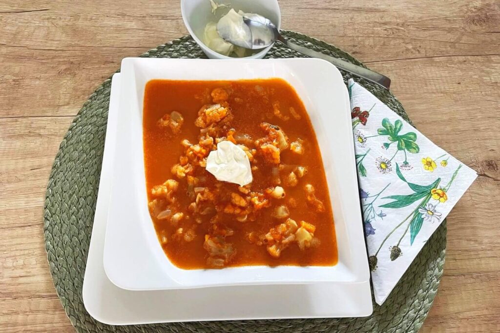 cauliflower soup recipe