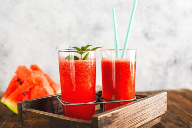 fresh watermelon lemonade
