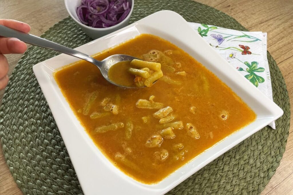 pressure cooker green bean soup recipe