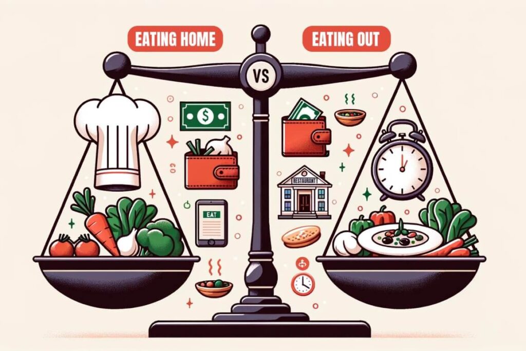 eating home vs eating out